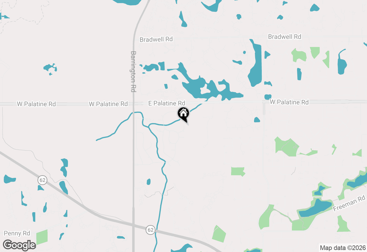 Map of 907 Middleton Lane, Inverness, IL 60010