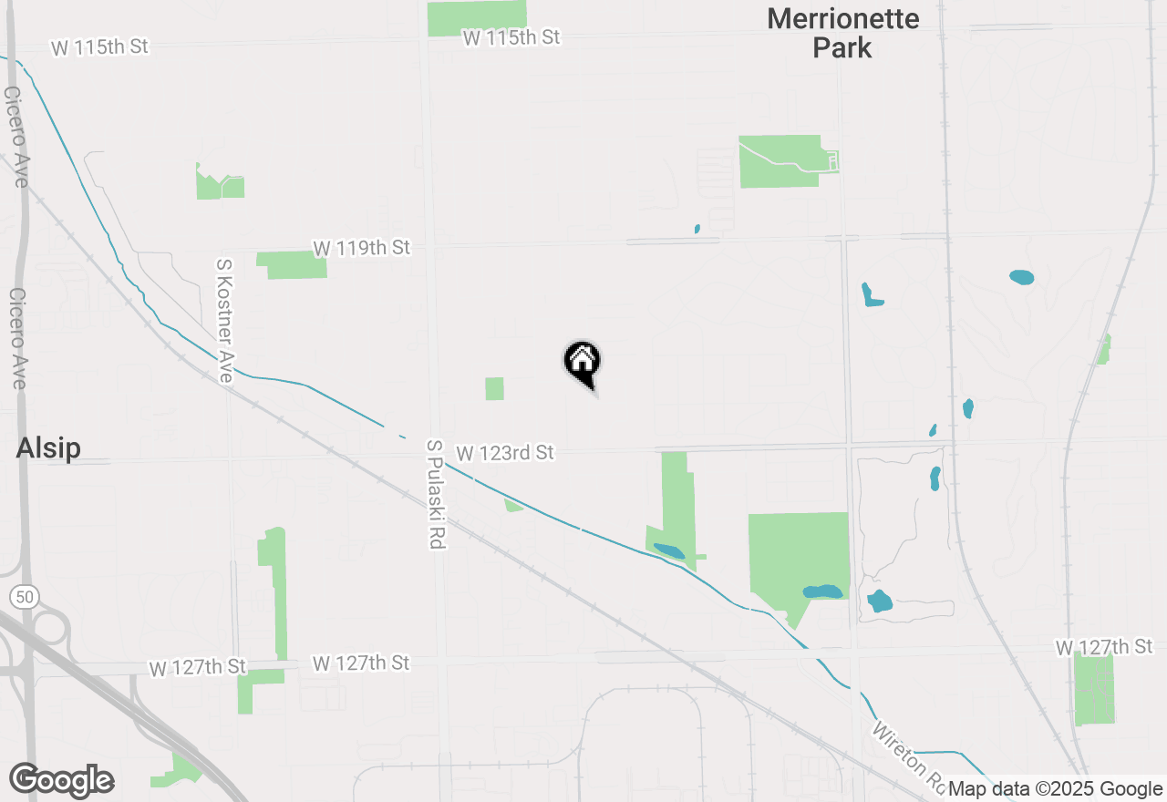 Map of 12200 S Lawndale Avenue, Alsip, IL 60803