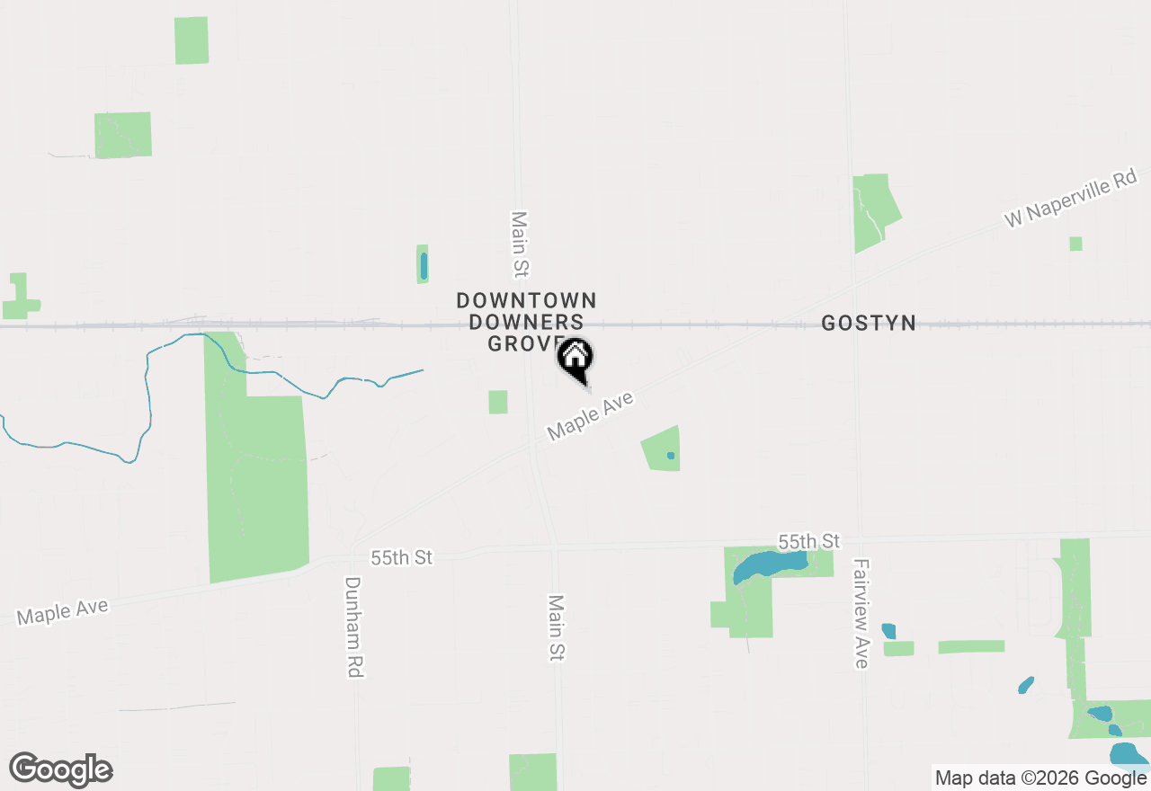 Map of 5202 Washington Street #301, Downers Grove, IL 60515