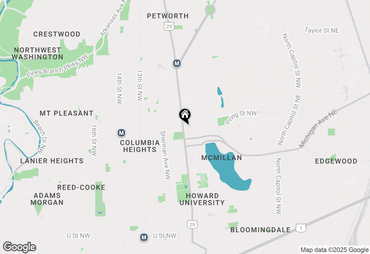 Map of 3115 Georgia Avenue Nw, Washington, DC 20010