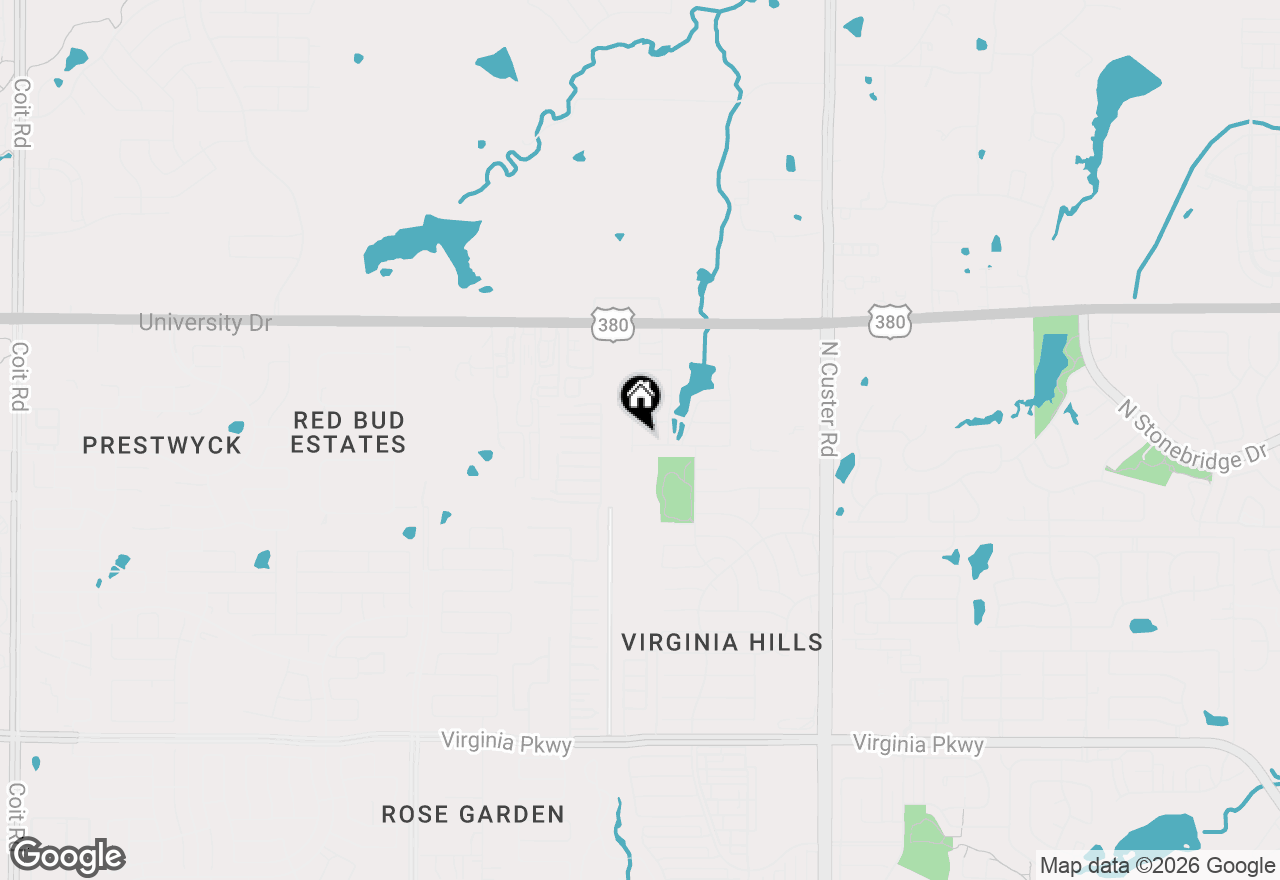 Map of 9424 Gossamer St, Mckinney, TX 75071