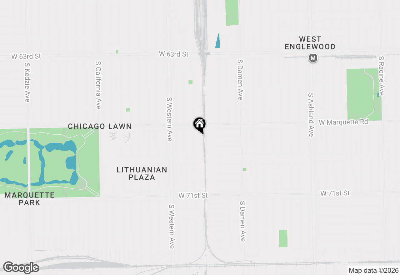 Map of 6745 S Bell Avenue, Chicago, IL 60636