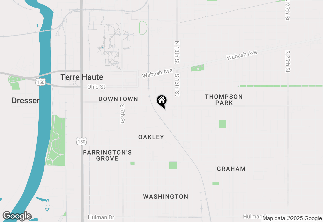 Map of 428 S 11th Street, Terre Haute, IN 47807
