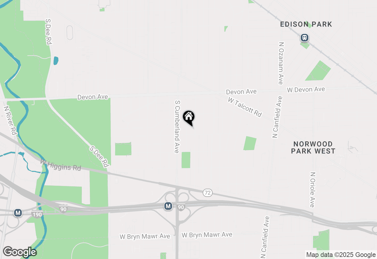 Map of 1425 Brophy Avenue, Park Ridge, IL 60068