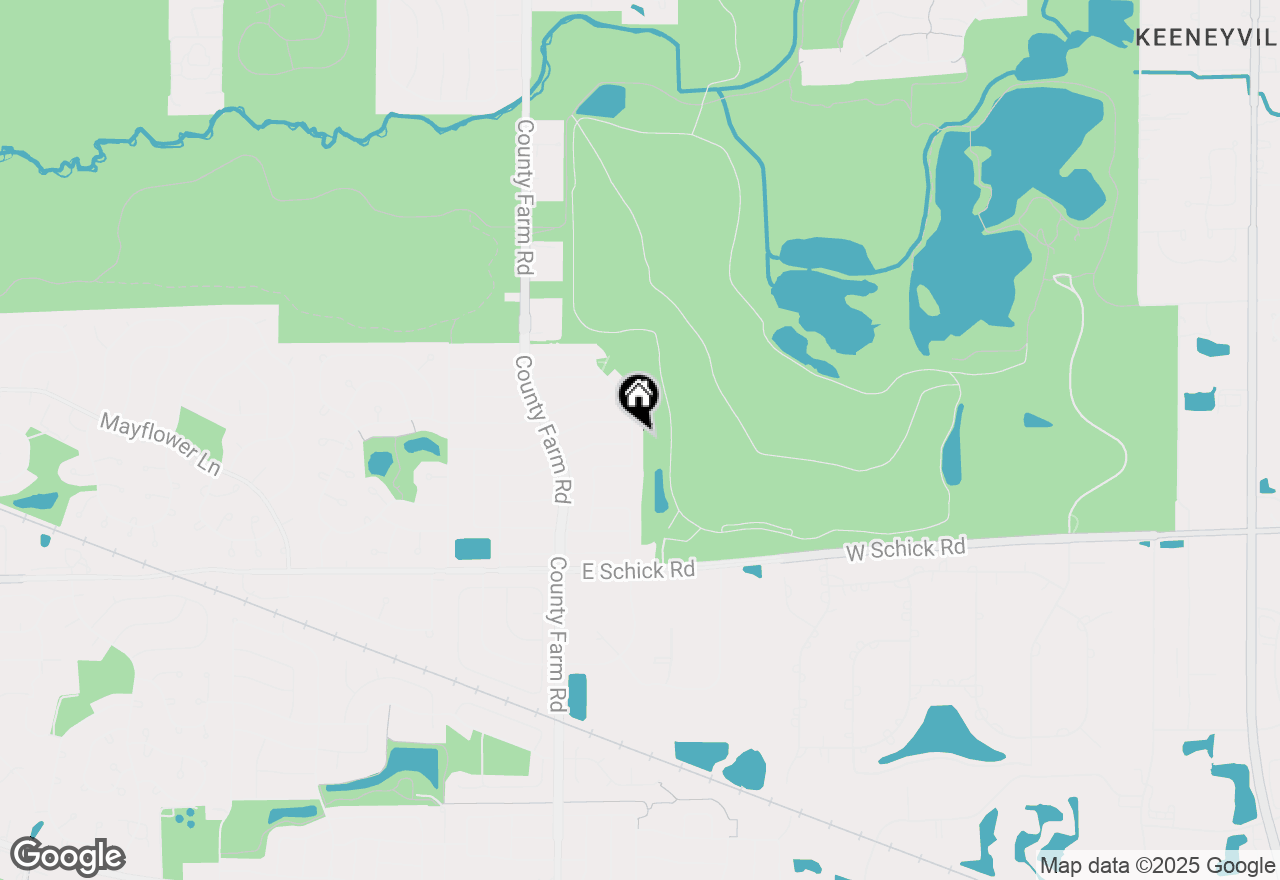 Map of 4635 Whitney Drive, Hanover Park, IL 60133