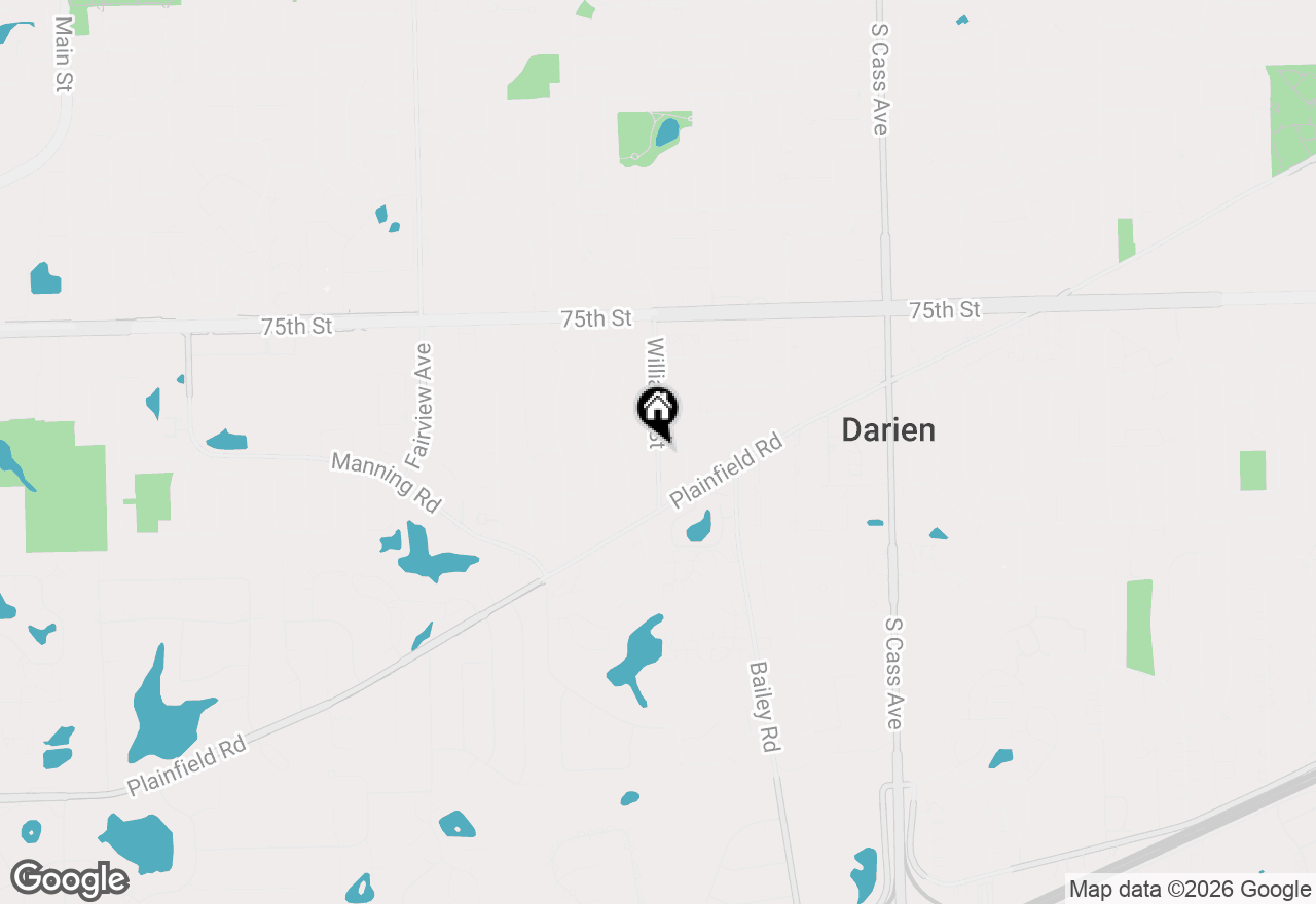 Map of 7812 Williams Street, Downers Grove, IL 60516