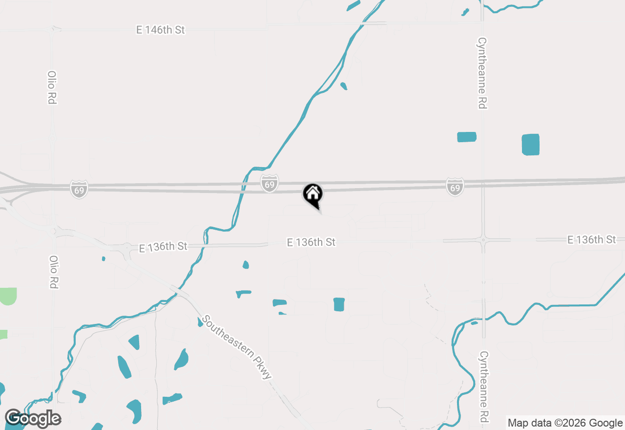 Map of 15054 Swallow Falls Way, Fishers, IN 46037