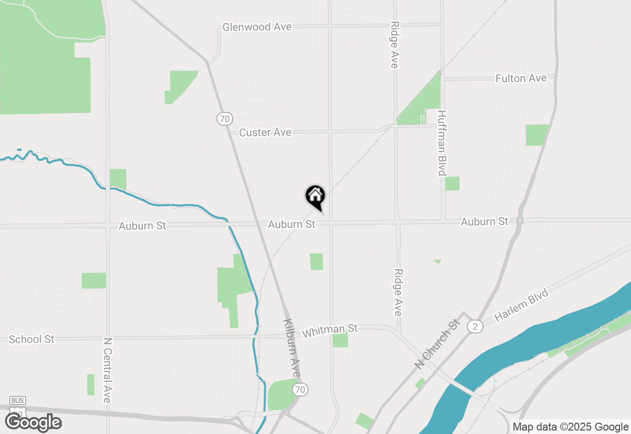 Map of 2521 Auburn Street, Rockford, IL 61101