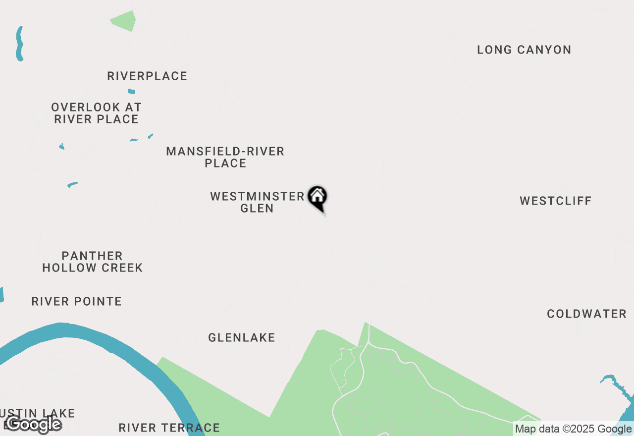 Map of 9105 Westminster Glen Ave, Austin, TX 78730