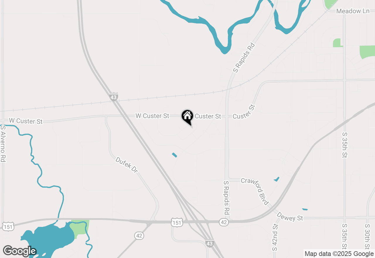 Map of 5033 Brookfield Cir, Manitowoc, WI 54220