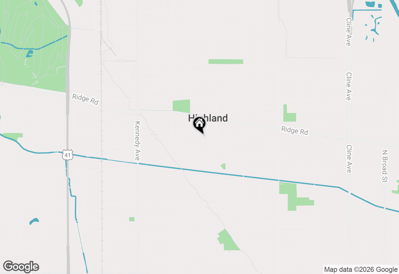 Map of 3116 Lincoln Street, Highland, IN 46322
