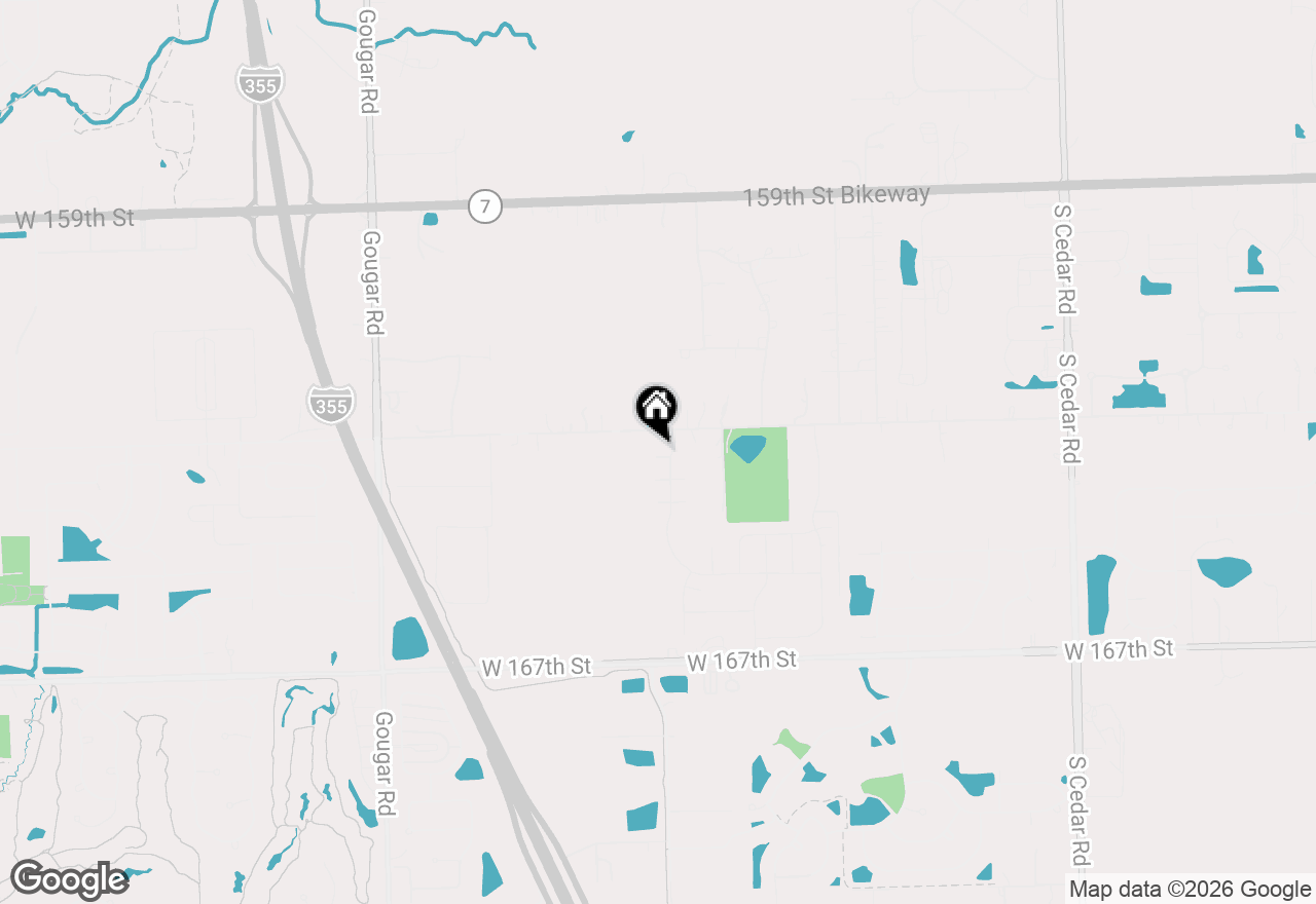 Map of 16316 S Wheatgrass Street, Lockport, IL 60441