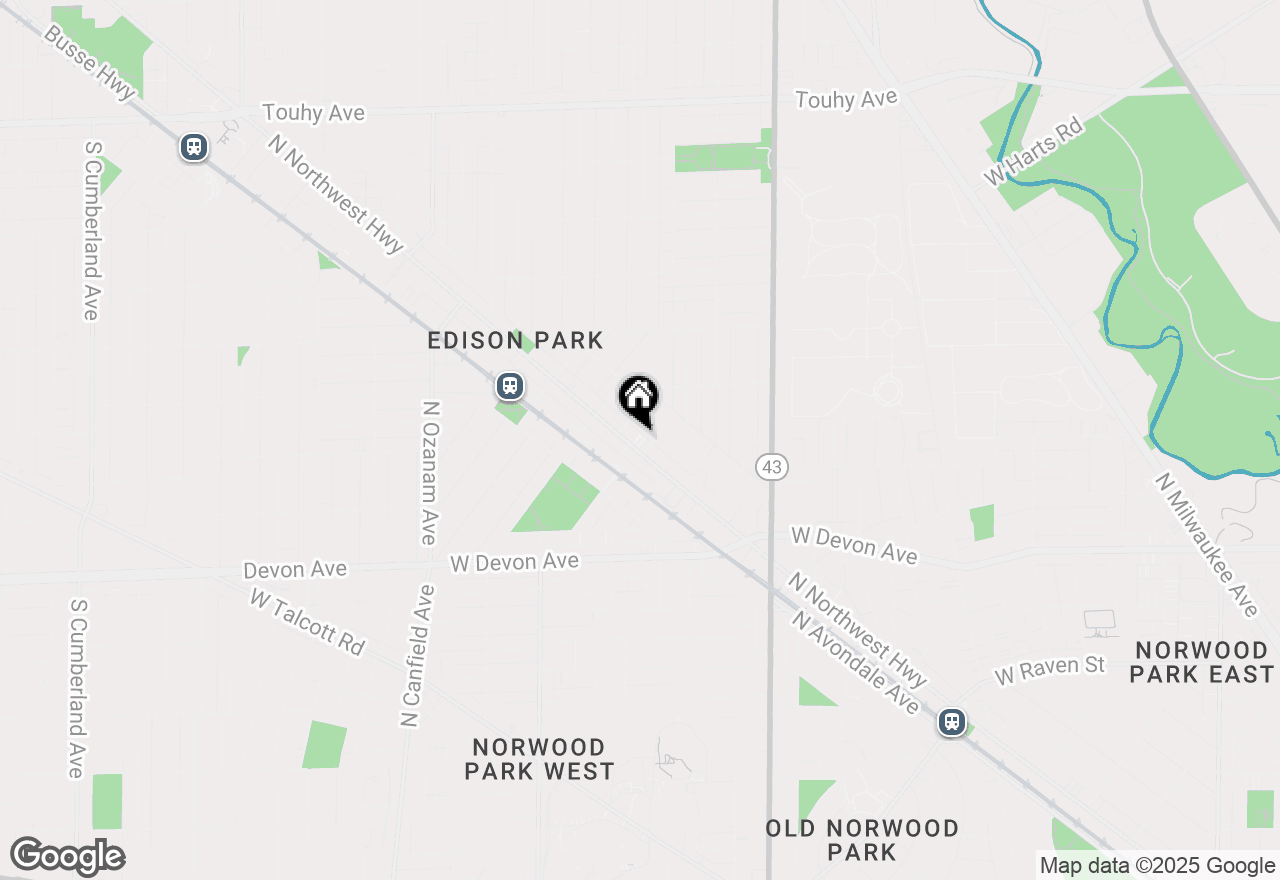 Map of 6587 N Northwest Highway #1A, Chicago, IL 60631