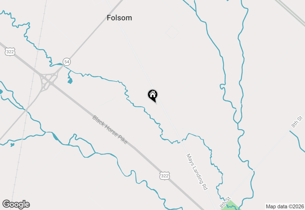 Map of 1521 Mays Landing Road, Hammonton, NJ 08037