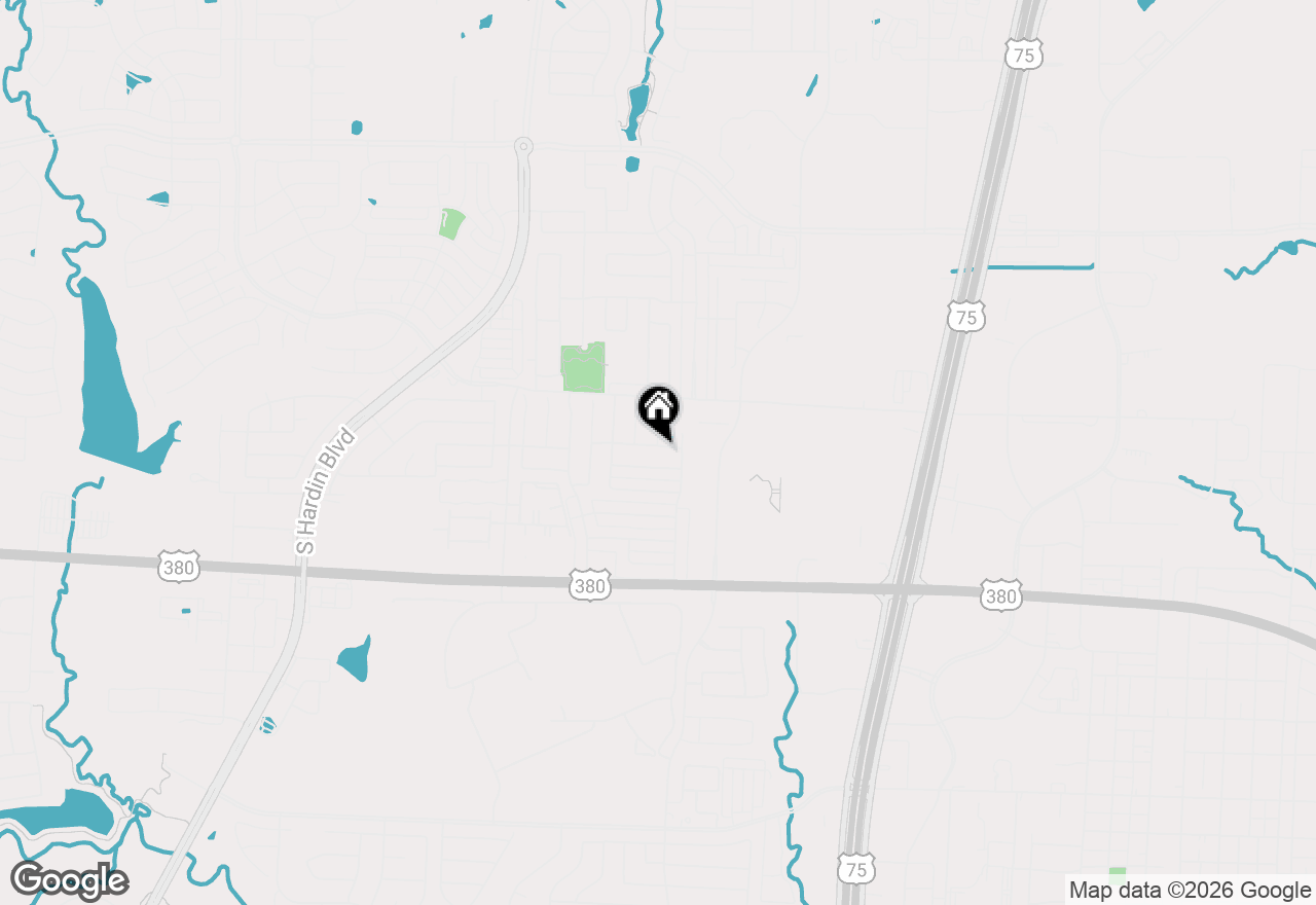 Map of 2407 Ridgevalley Drive, Mckinney, TX 75071