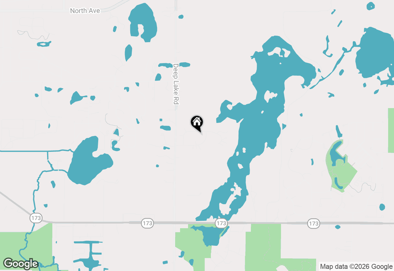 Map of 614 Birch Hollow Drive, Antioch, IL 60002