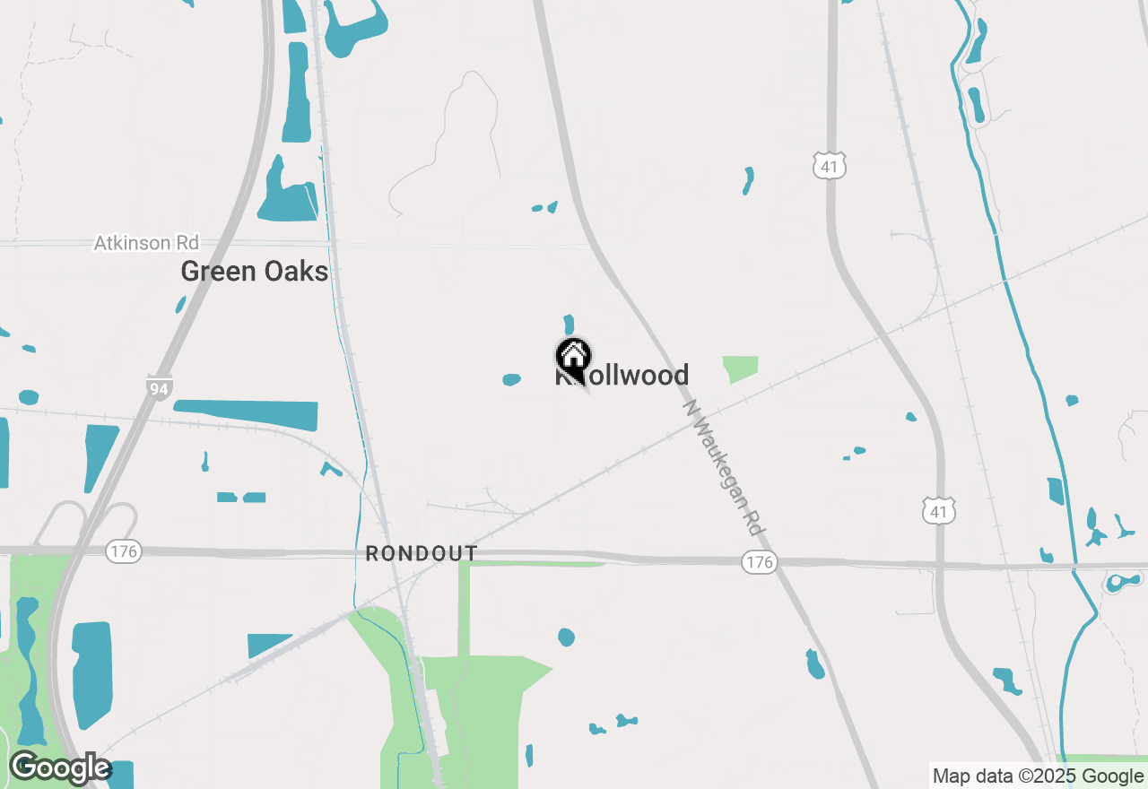 Map of 1123 Quassey Avenue, Lake Bluff, IL 60044