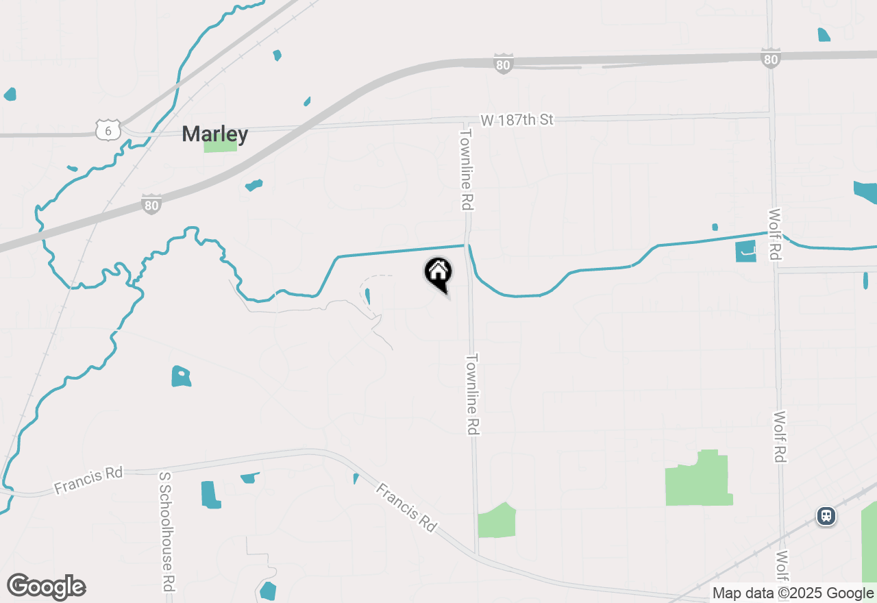 Map of 12097 Blackthorne Ridge Drive, Mokena, IL 60448
