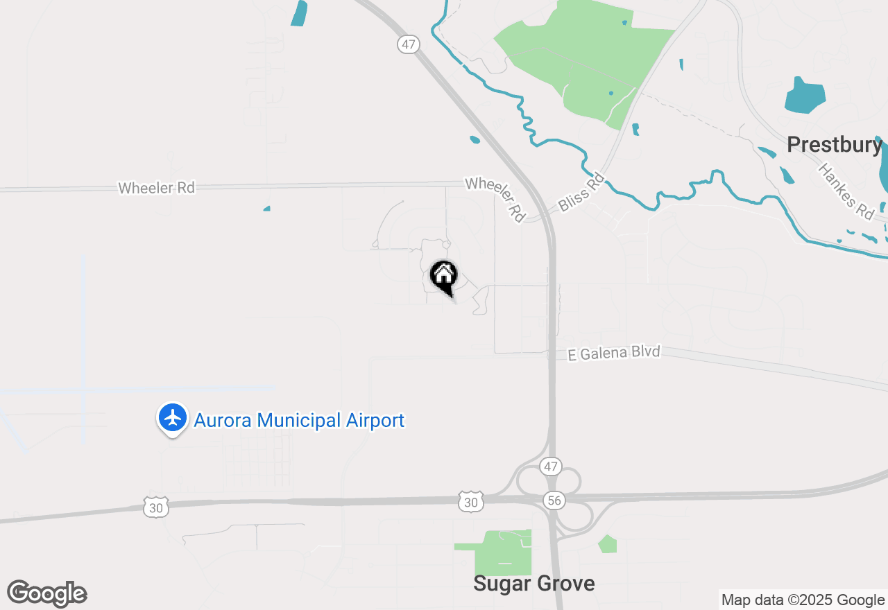 Map of 104 W Park Avenue #A, Sugar Grove, IL 60554