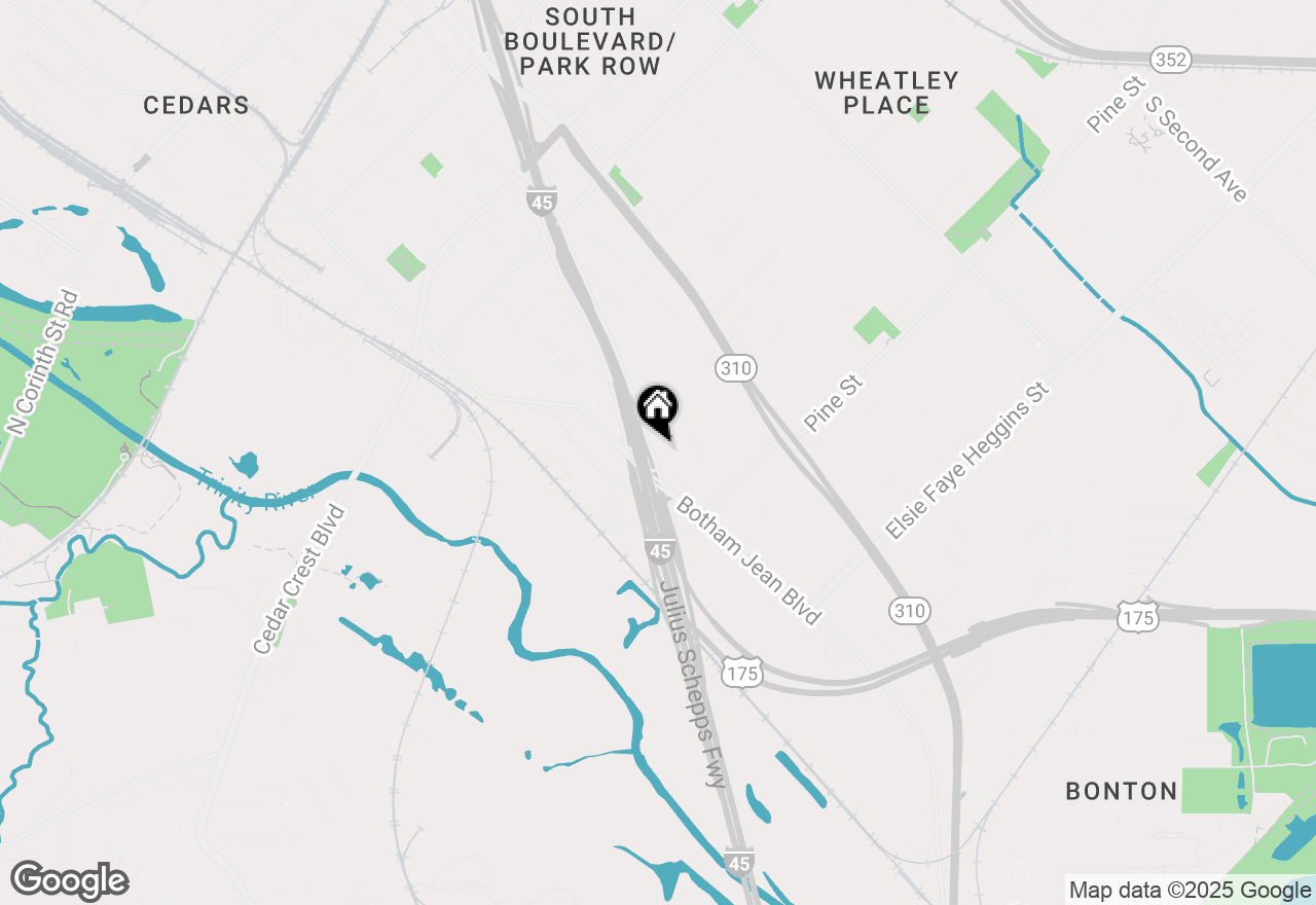 Map of 1422 Mcdonald Avenue, Dallas, TX 75215