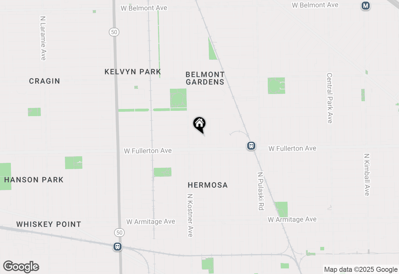 Map of 2441 N Lowell Avenue, Chicago, IL 60639