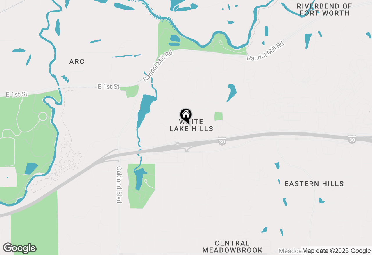 Map of 4725 Saint Lawrence Road, Fort Worth, TX 76103