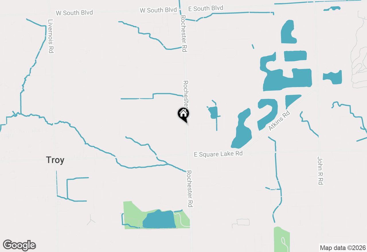 Map of 6178 Elarz Drive, Troy, MI 48085