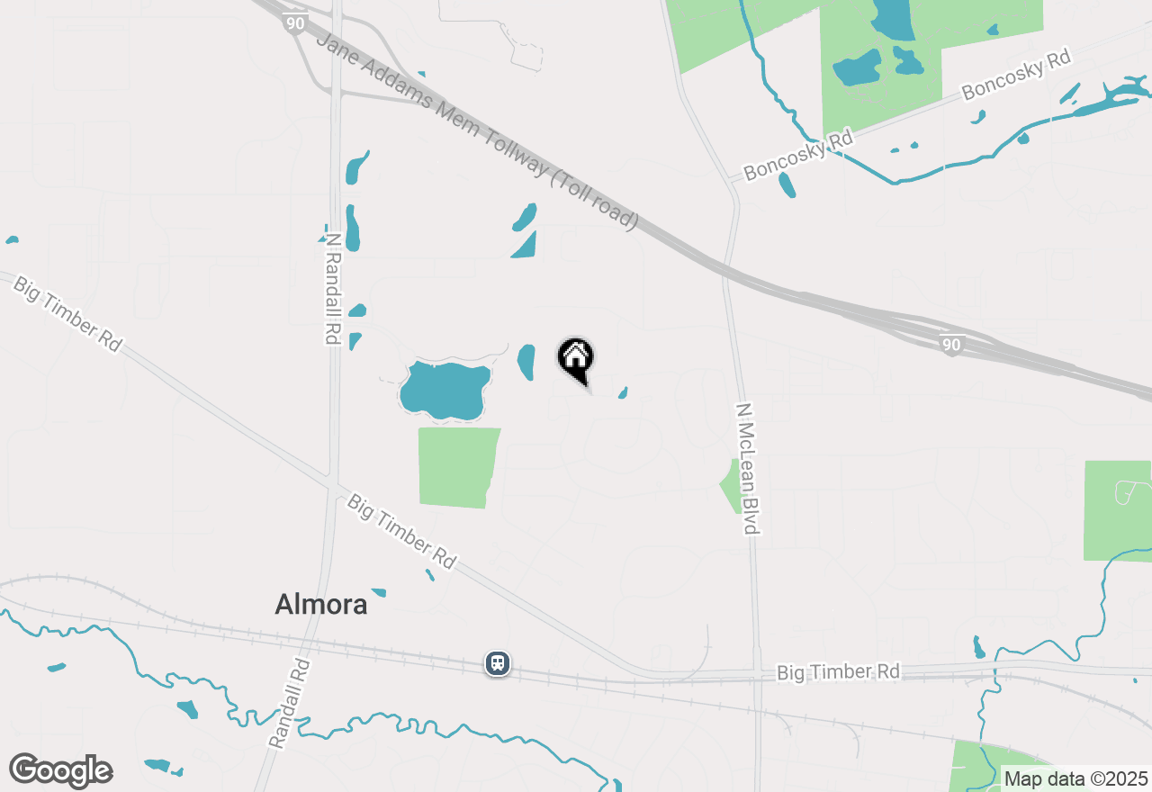 Map of 22 Creekside Circle #D, Elgin, IL 60123