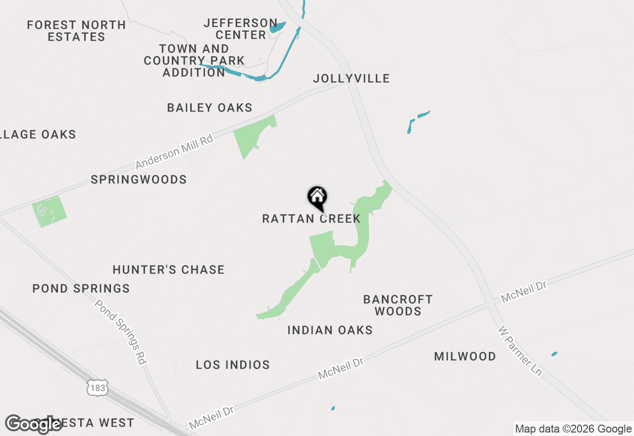 Map of 7604 Napier Trl, Austin, TX 78729