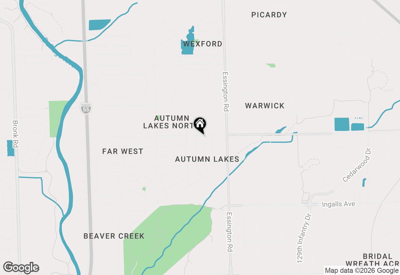 Map of 3322 Theodore Street, Joliet, IL 60431