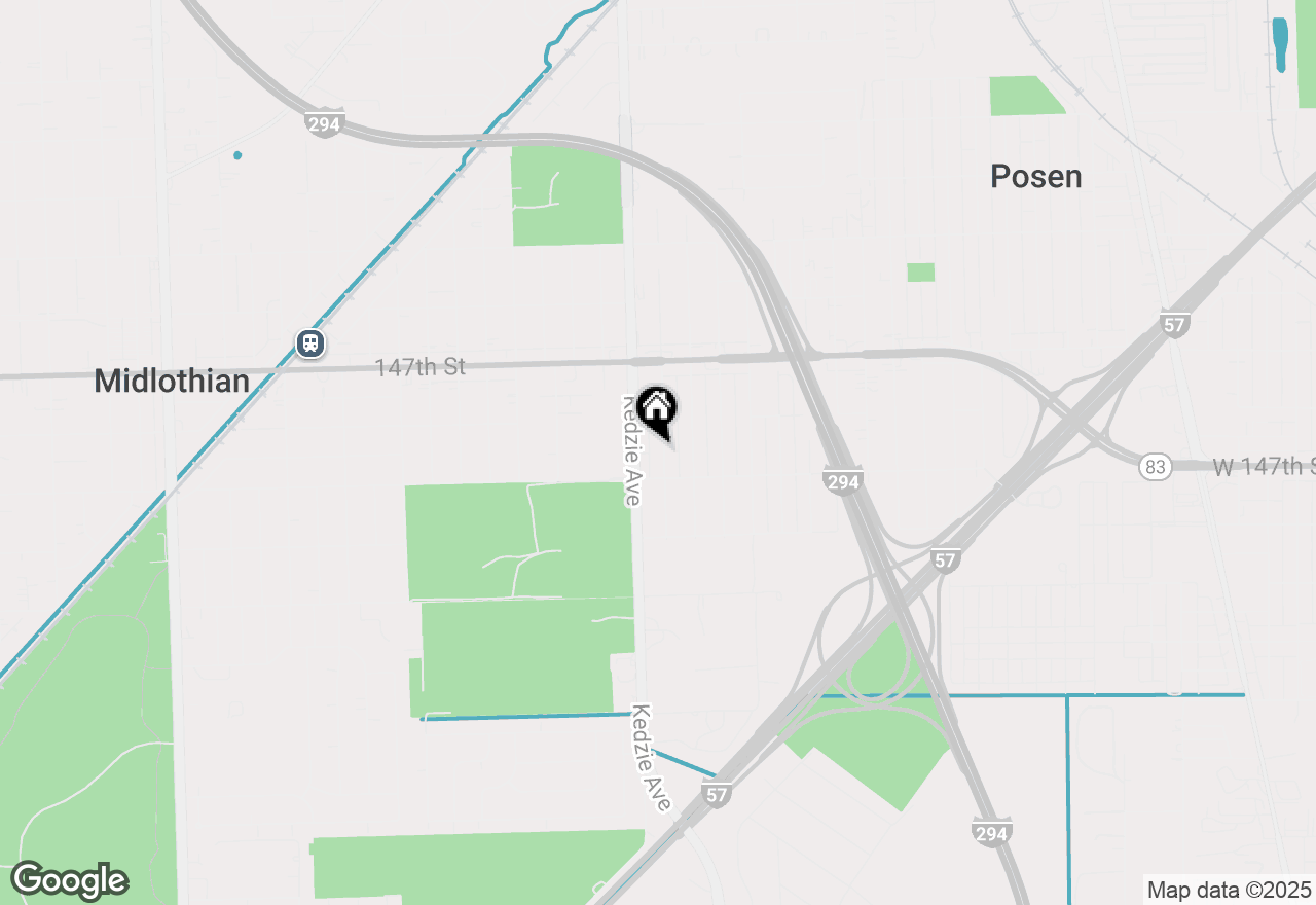 Map of 14828 S Troy Avenue, Posen, IL 60469