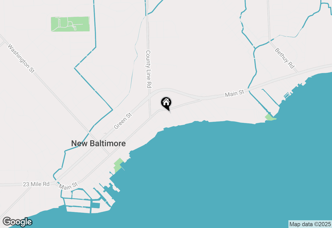 Map of 50824 Baltimore Street, New Baltimore, MI 48047