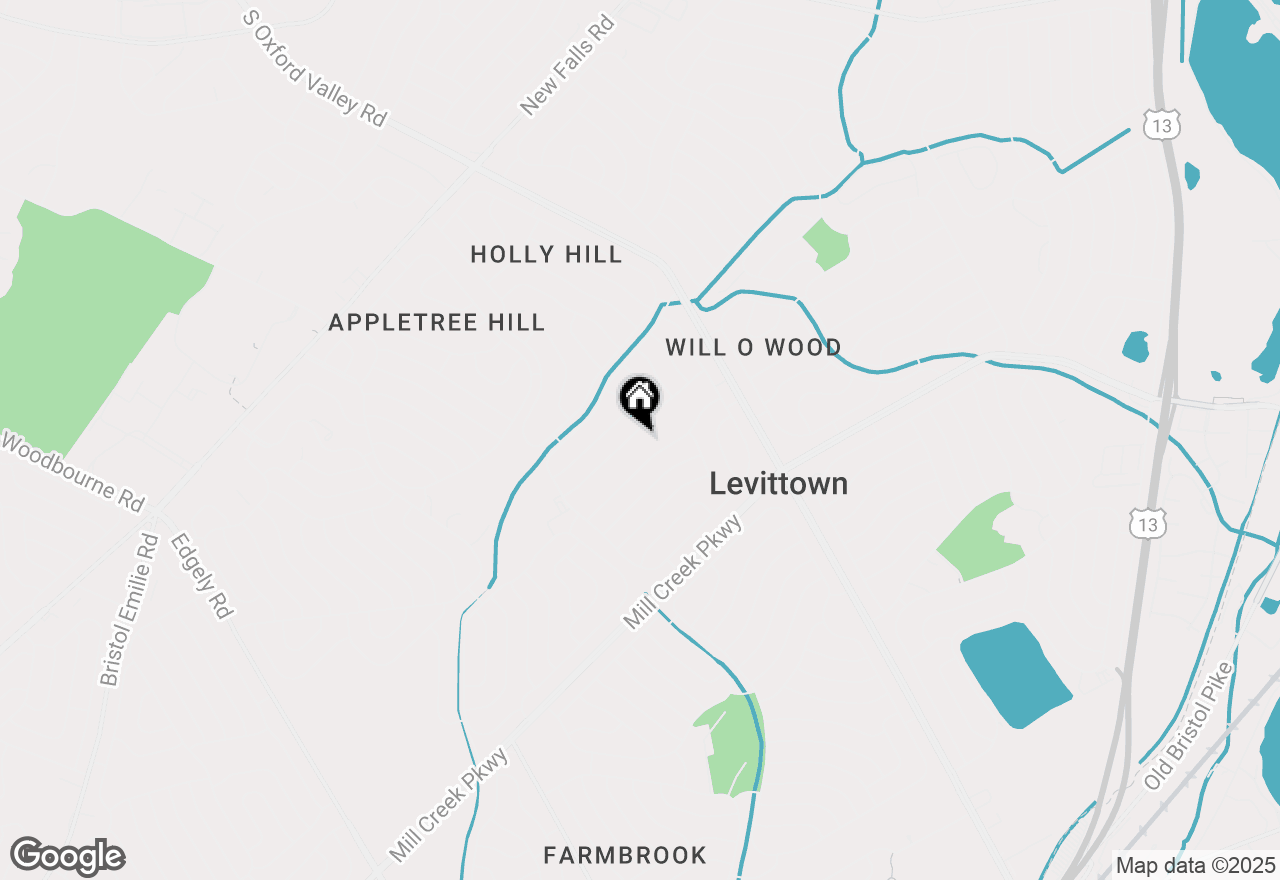 Map of 56 Coral Lane, Levittown, PA 19055