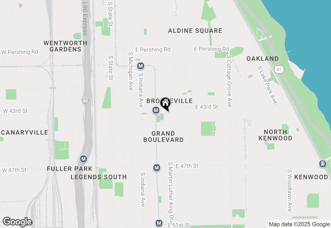 Map of 4328 S King Drive #3S, Chicago, IL 60653