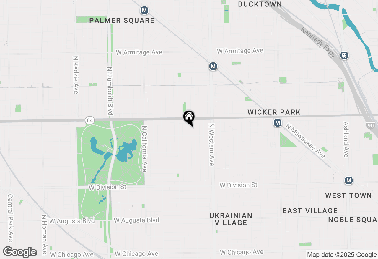 Map of 1521 N Maplewood Avenue, Chicago, IL 60622