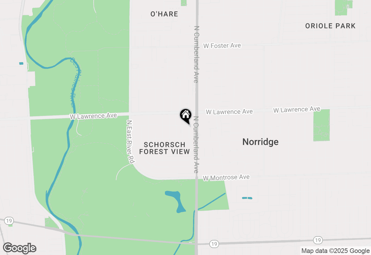 Map of 8455 W Leland Avenue #101N, Chicago, IL 60656