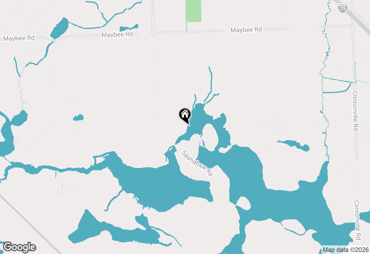 Map of 4824 Clinton Drive, Clarkston, MI 48346