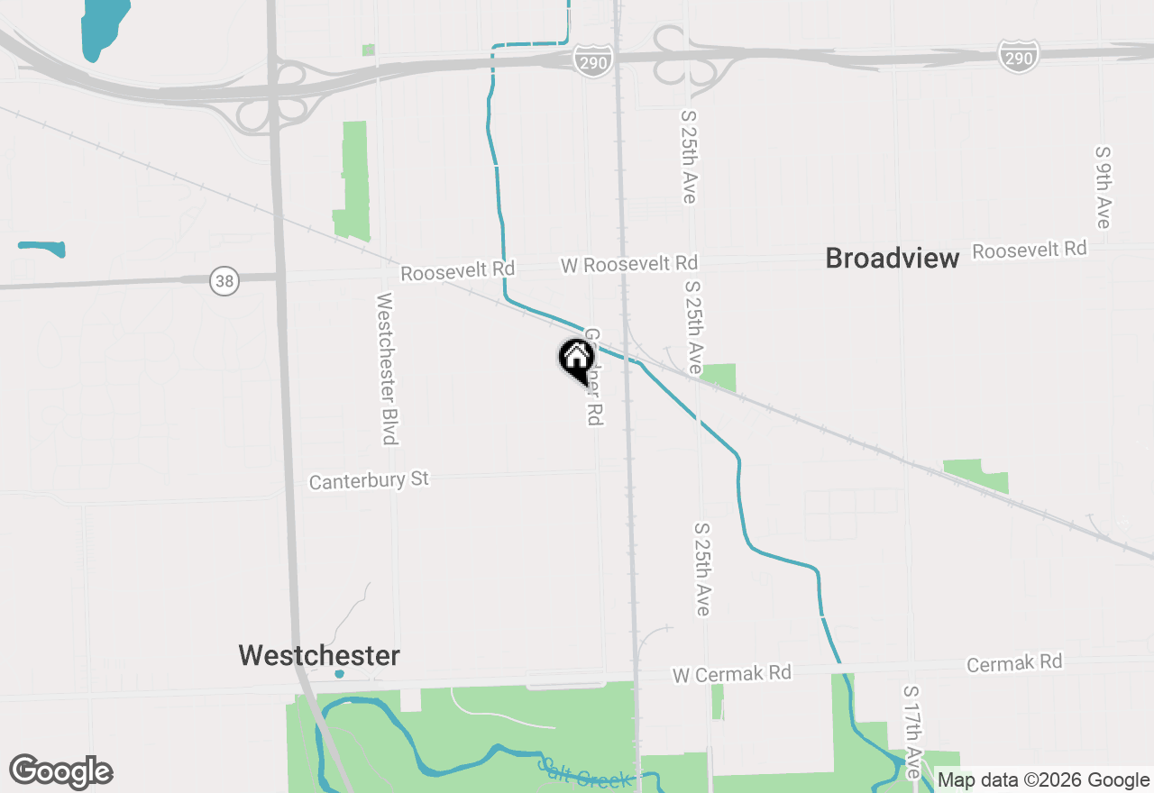 Map of 1433 Bristol Avenue, Westchester, IL 60154
