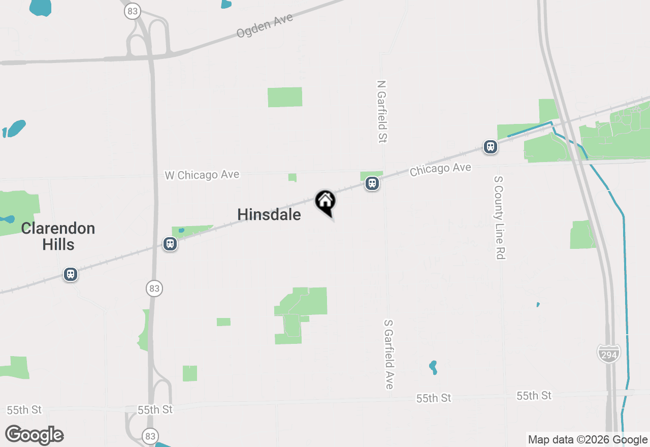 Map of 10S230 Grant Street, Burr Ridge, IL 60527