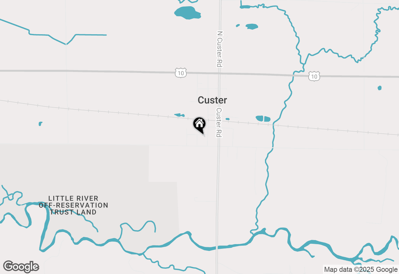 Map of 350 S Monroe Street, Custer, MI 49405