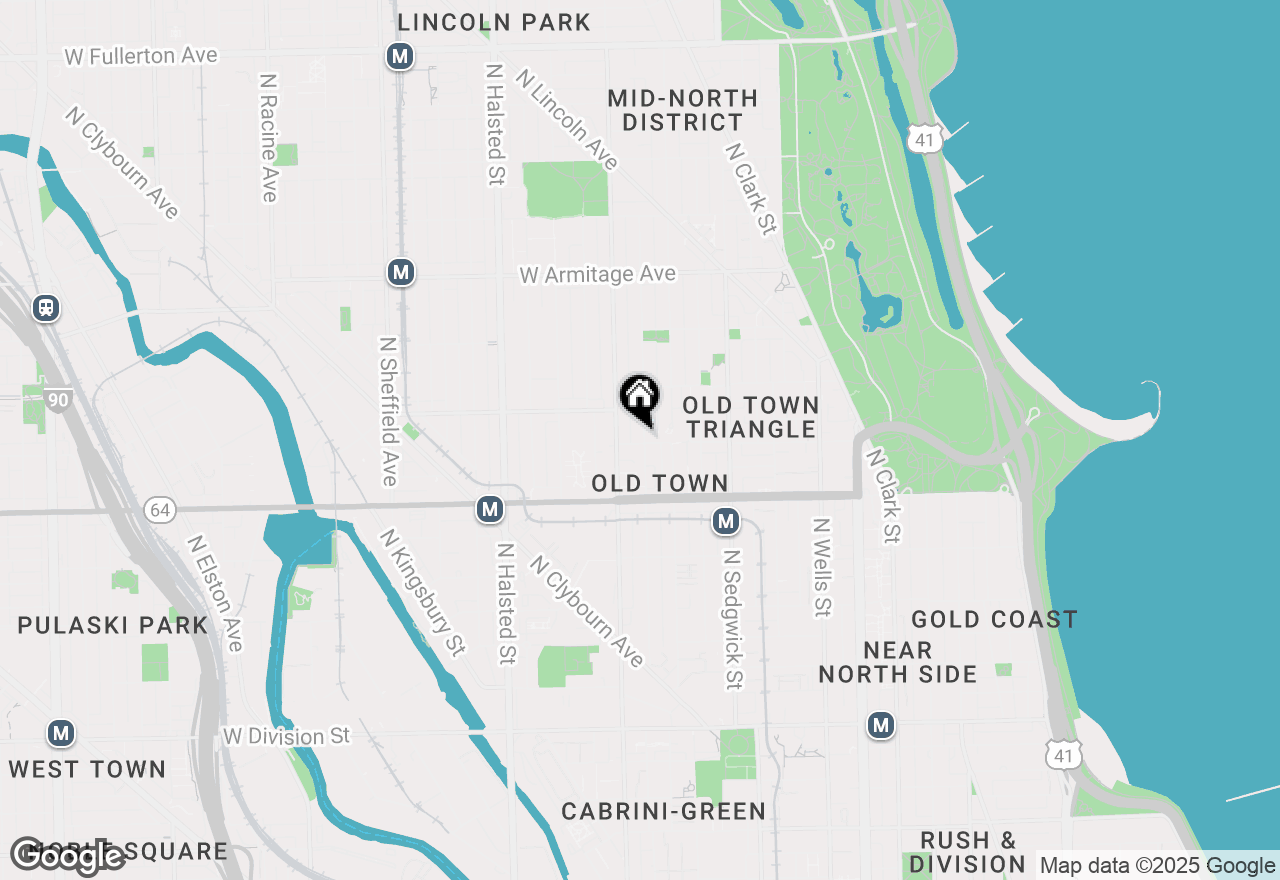 Map of 532 W Eugenie Street, Chicago, IL 60614