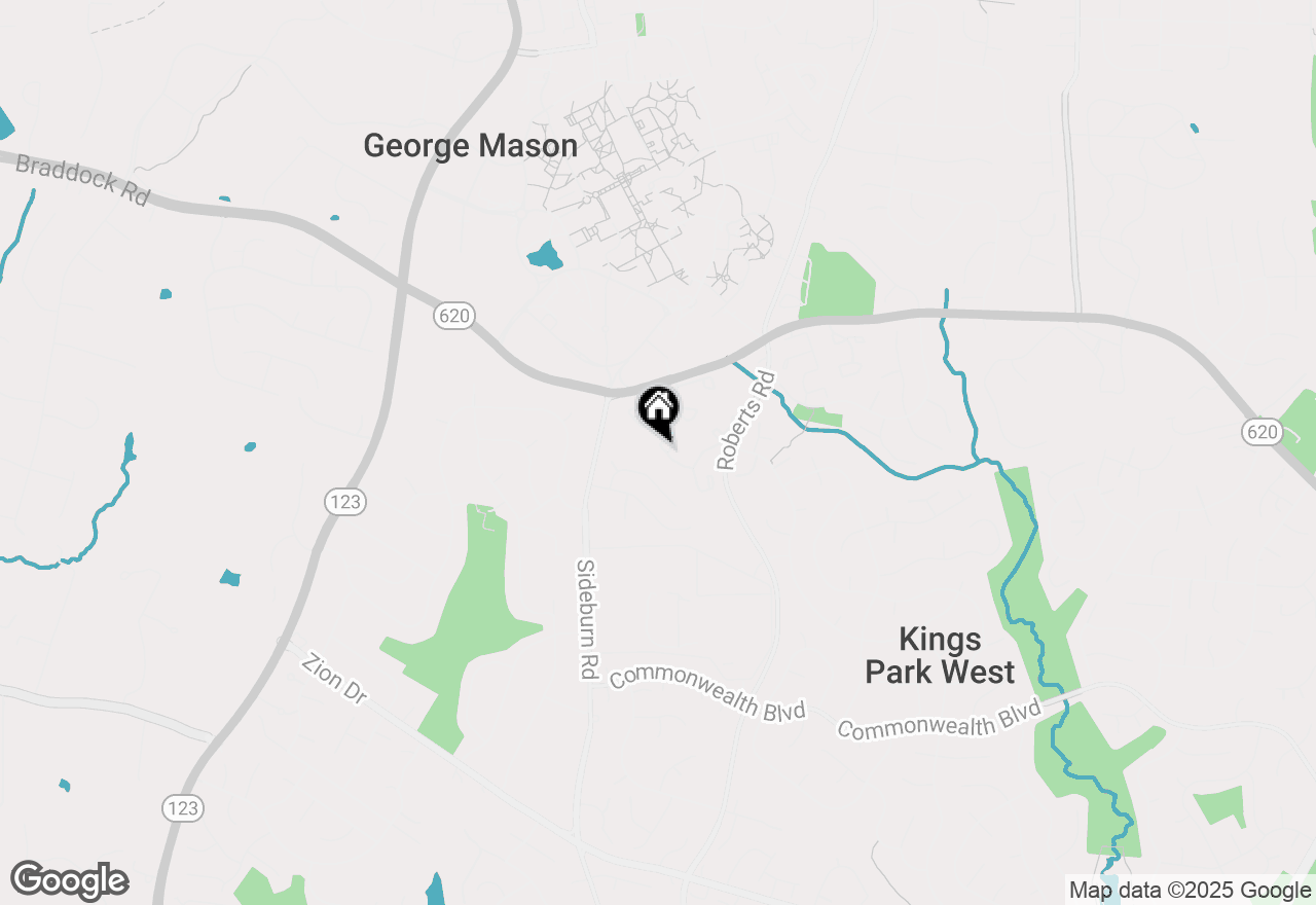 Map of 4734 Gainsborough Drive, Fairfax, VA 22032