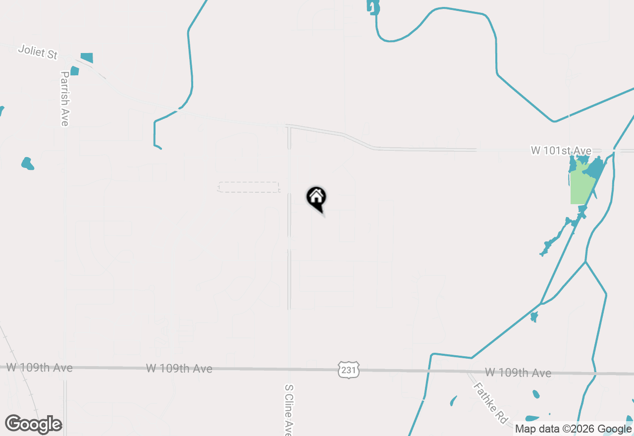 Map of 10351 Privet Drive, Crown Point, IN 46307