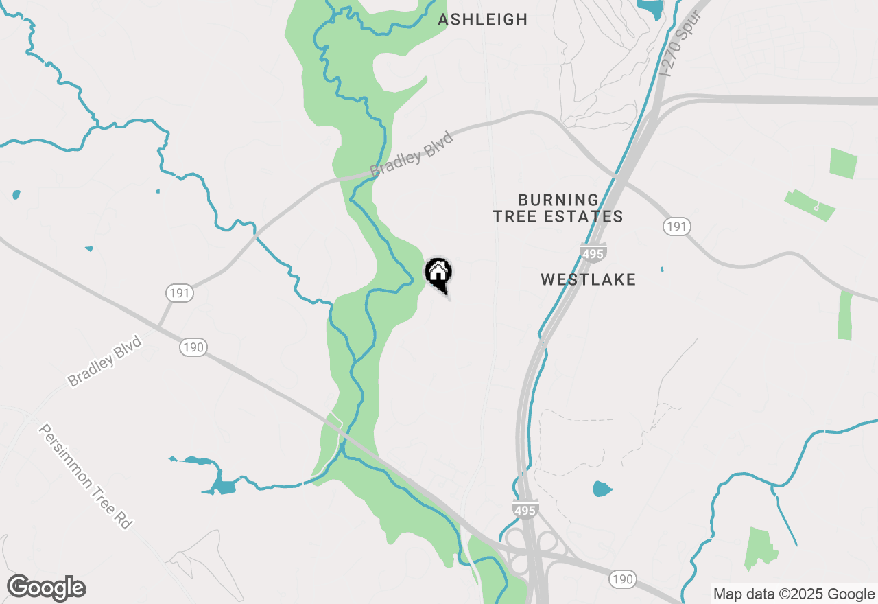 Map of 8217 Cindy Lane, Bethesda, MD 20817