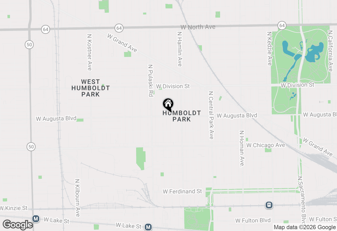 Map of 1001 N Springfield Avenue, Chicago, IL 60651