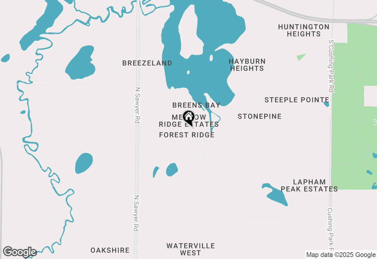 Map of 789 N Forest Ridge Ct, Summit, WI 53066