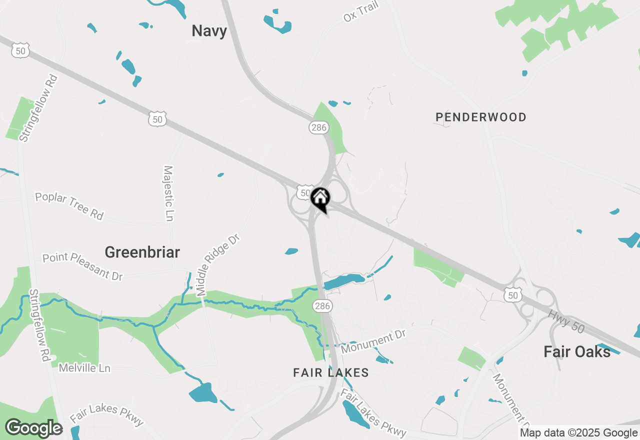 Map of 4006 Lake Glen Road, Fairfax, VA 22033