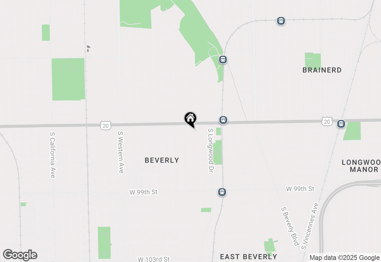 Map of 9527 S Damen Avenue, Chicago, IL 60643