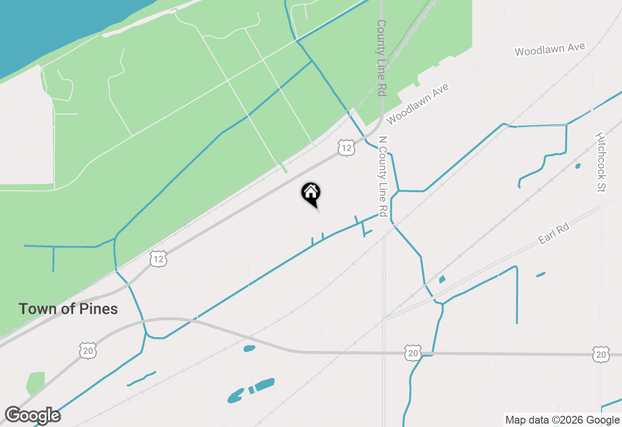 Map of 0 Central Avenue, Michigan City, IN 46360