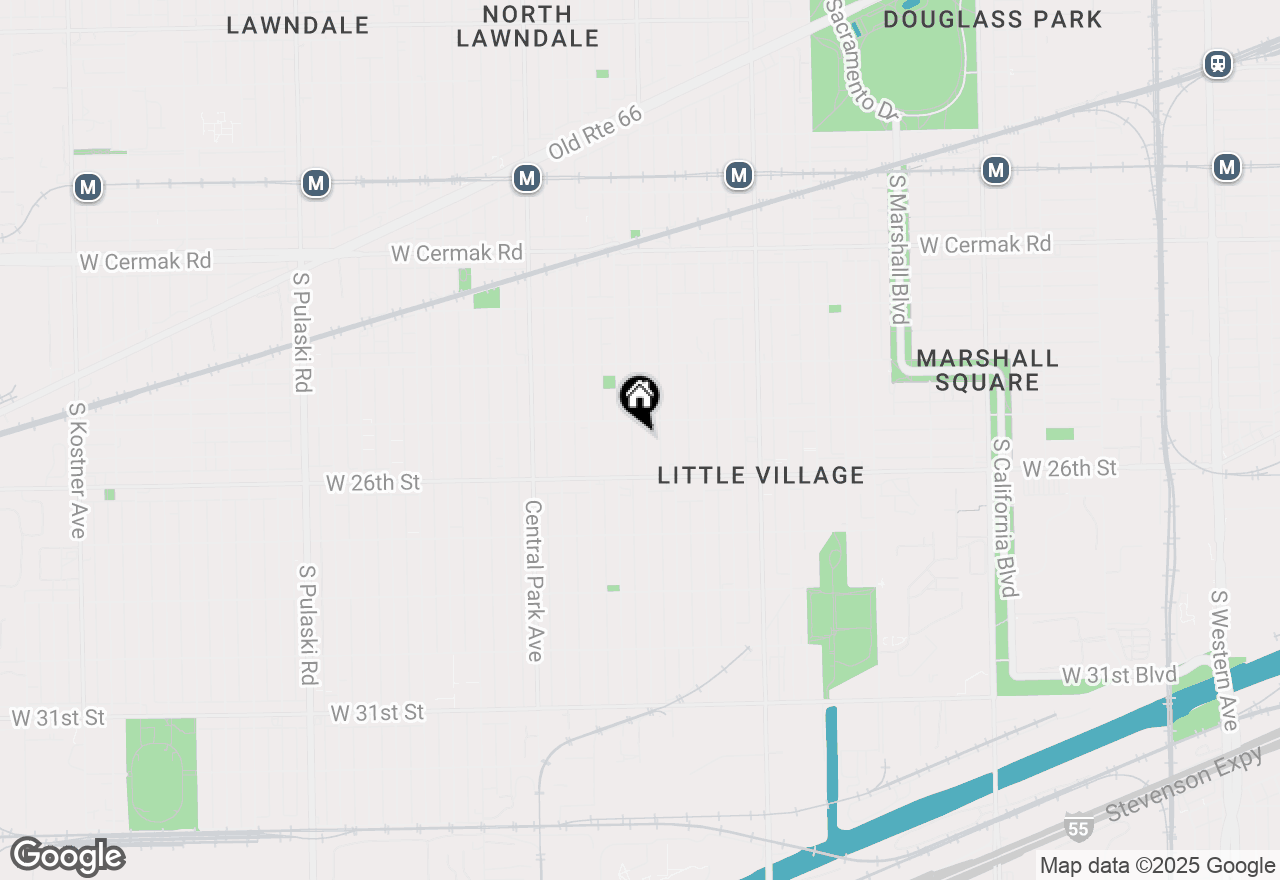 Map of 2518 S Homan Avenue, Chicago, IL 60623